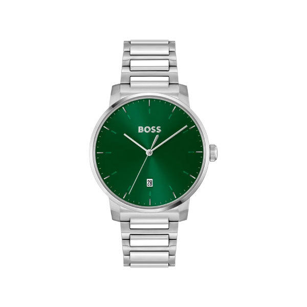 Hugo Boss Dean SS Green Dial Watch – Bonds Jewellers NI
