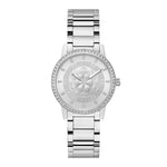 Guess Ladies Petal Silver Watch