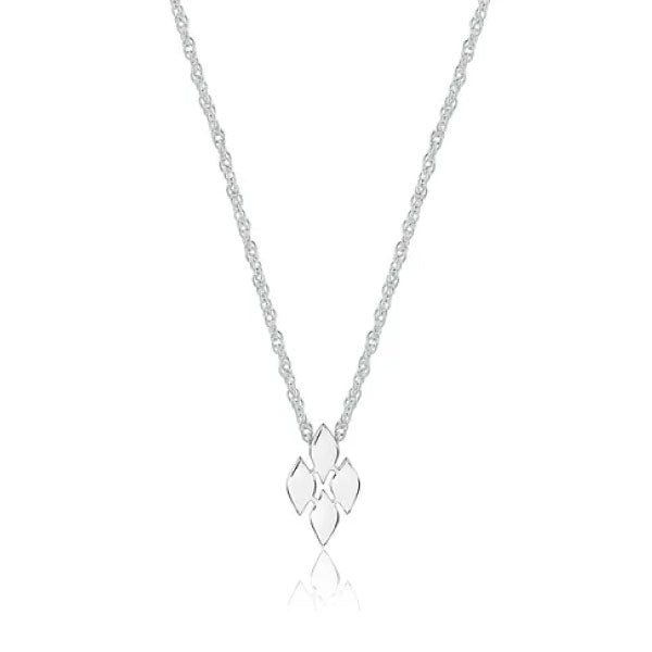 Lustre & Love Thalia Pendant Necklace in Sterling Silver High Shine Finish