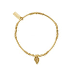 Chlobo Heart Sparkle Bracelet Gold