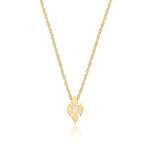 Lustre & Love Thalia Pendant Necklace in Gold Vermeil Satin Finish