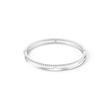 Coeur de Lion Silver Clear Crystal Bangle