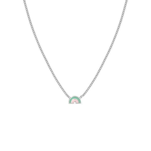 Nomination Fairyicons Silver Tone Necklace with Rainbow