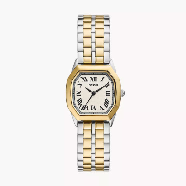 Fossil Harlow Three-Hand Two-Tone Stainless Steel Watch