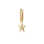 Pilgrim Star Charm Pendant Yellow Gold Tone