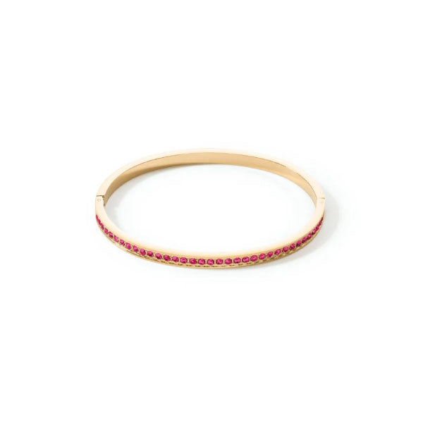 Coeur de Lion Gold Pink CZ Bangle