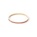 Coeur de Lion Gold Pink CZ Bangle