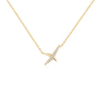 Ania Haie Gold Kiss Pavé Necklace