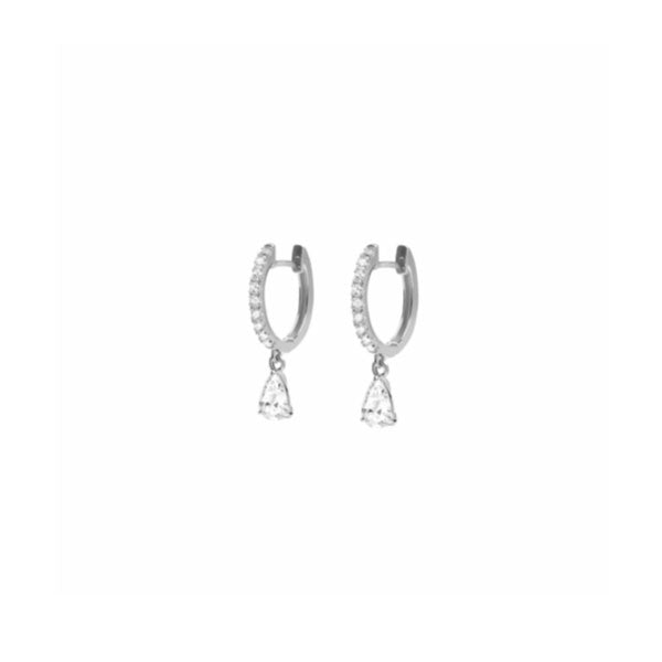 CARAT Leni Silver Hoop Earrings