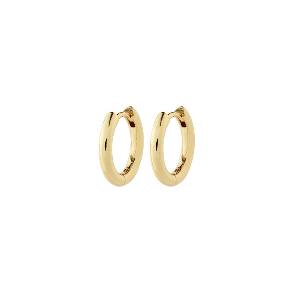 Pilgrim CHARM Small Hoop Earrings Gold-Plated