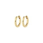 Pilgrim CHARM Small Hoop Earrings Gold-Plated