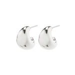 Pilgrim ALEXANE Chunky Mini Hoop Earrings Silver-Plated