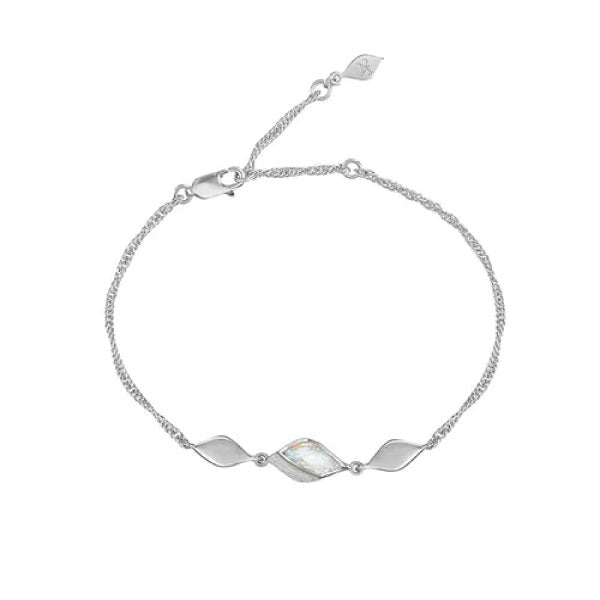 Lustre & Love Clarity Opal Bracelet in Sterling Silver