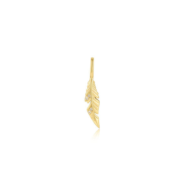 Ania Haie Gold Feather Charm