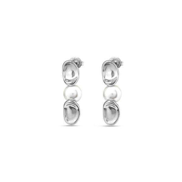 Silver Lock Legend Earrings