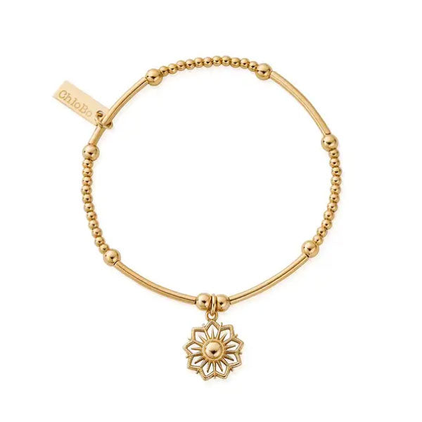 Chlobo Cute Mini Sun Mandala Bracelet Gold