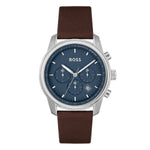 Hugo Boss Trace Brown Leather Watch