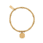 Chlobo Cute Sparkle Divine Connection Bracelet Gold