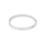 Coeur de Lion Silver Textured Bangle