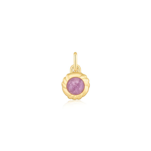 Ania Haie Gold Lilac Marble Charm