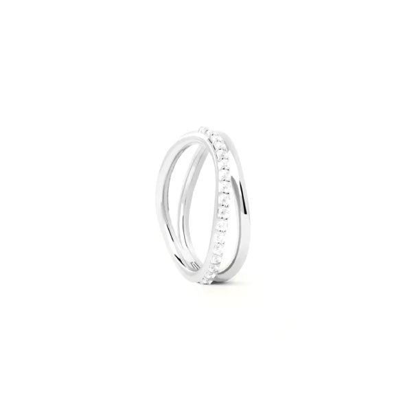 PDPAOLA Twister Silver Ring