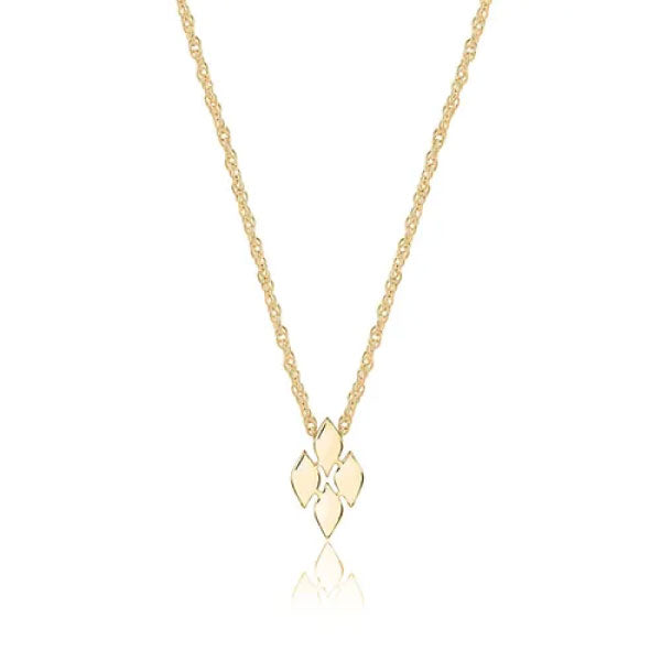 Lustre & Love Thalia Pendant Necklace in Gold Vermeil High Shine Finish