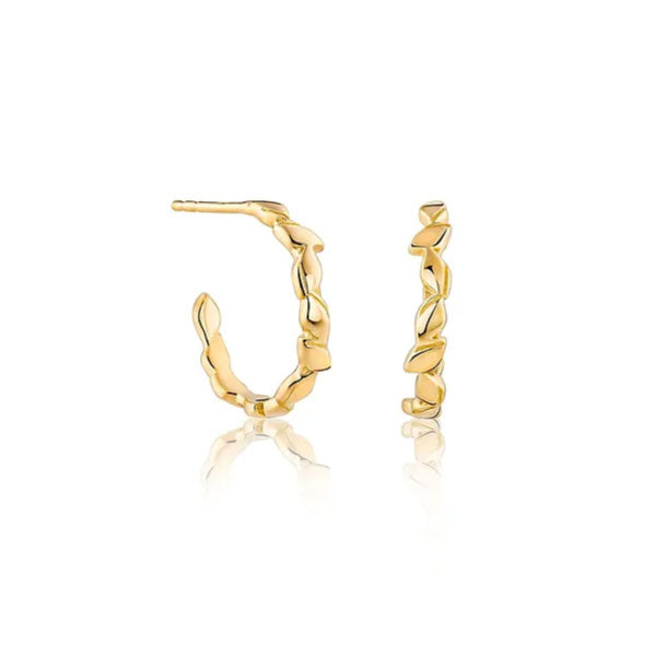 Lustre & Love Thalia Hoop Earrings in Gold Vermeil