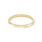 Coeur de Lion Gold Pastel Crystal Bangle