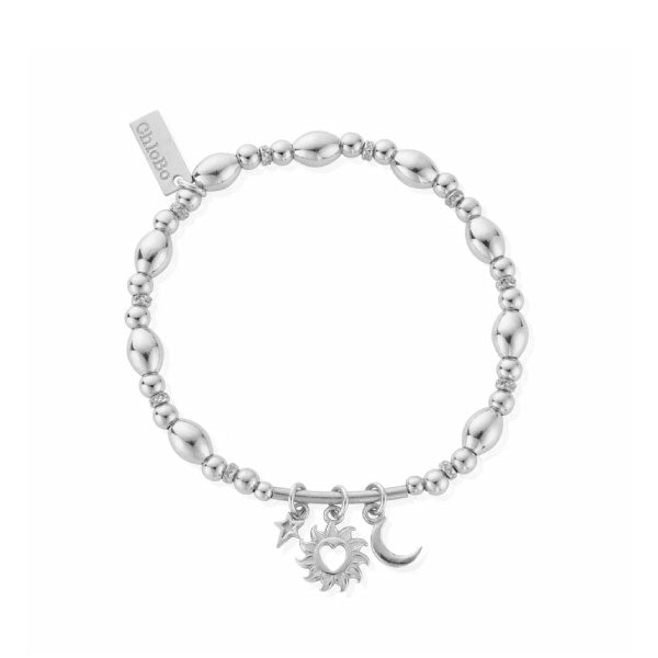 Silver Love and Light Bracelet