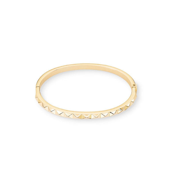 Coeur de Lion Gold Textured Bangle