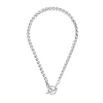 Qudo Cento Silver Necklace