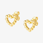 Nomination Lovecloud Gold Open Heart Earrings