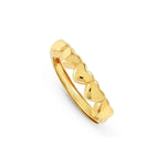 Nomination Armonica Gold Heart Adjustable Ring