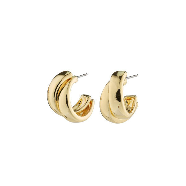 Pilgrim ORIT recycled earrings gold-plated