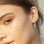 CARAT Leni Silver Hoop Earrings