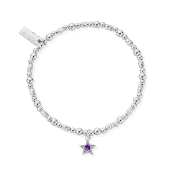 February Birthstone Bracelet