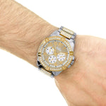 Guess Gents Crystal Dial Two-Tone Watch