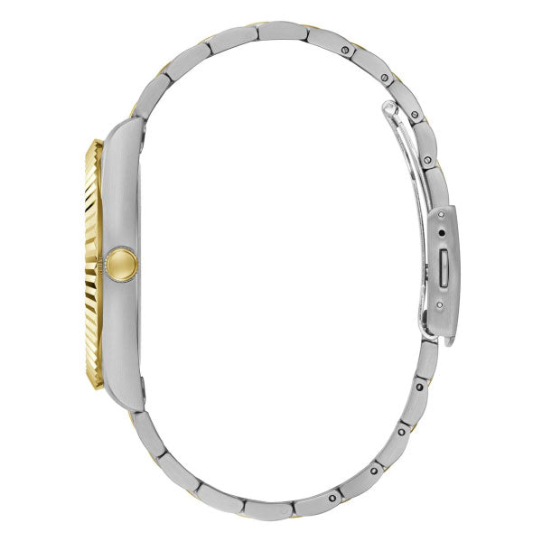 Connoisseur Two-Tone Watch with Green Face