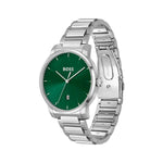 Hugo Boss Dean SS Green Dial Watch