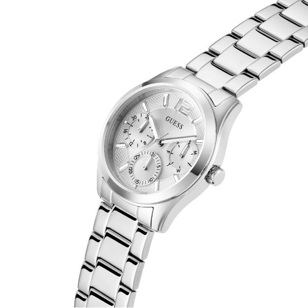 Guess Ladies Zoe Silver Watch