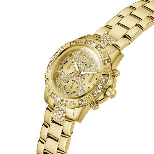 Guess Ladies Majesty Gold Watch