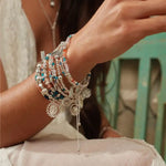 Chlobo Blissful Freedom Adjustable Bracelet Silver