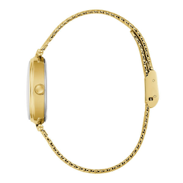 Ruby Gold Watch with Green Face