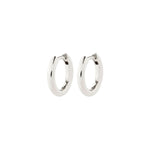 Pilgrim CHARM Small Hoop Earrings Silver Plated