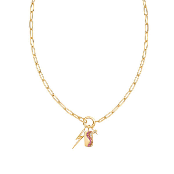 Ania Haie Gold Link Charm Chain Connector Necklace