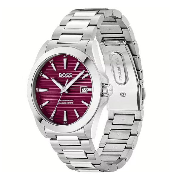 Hugo Boss SS Strike Red Dial Watch