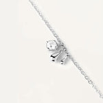 PDPAOLA Silver Water Necklace