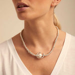 Uno de 50 Another Round Pearl Necklace Silver