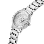 Guess Ladies Petal Silver Watch