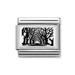 Composable Classic PLATES (IC) steel and 925 sterling silver Dark Hedges